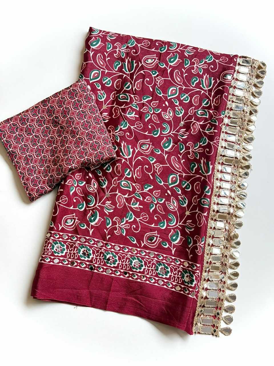 Aamrithika Crepe Silk Soft Saree