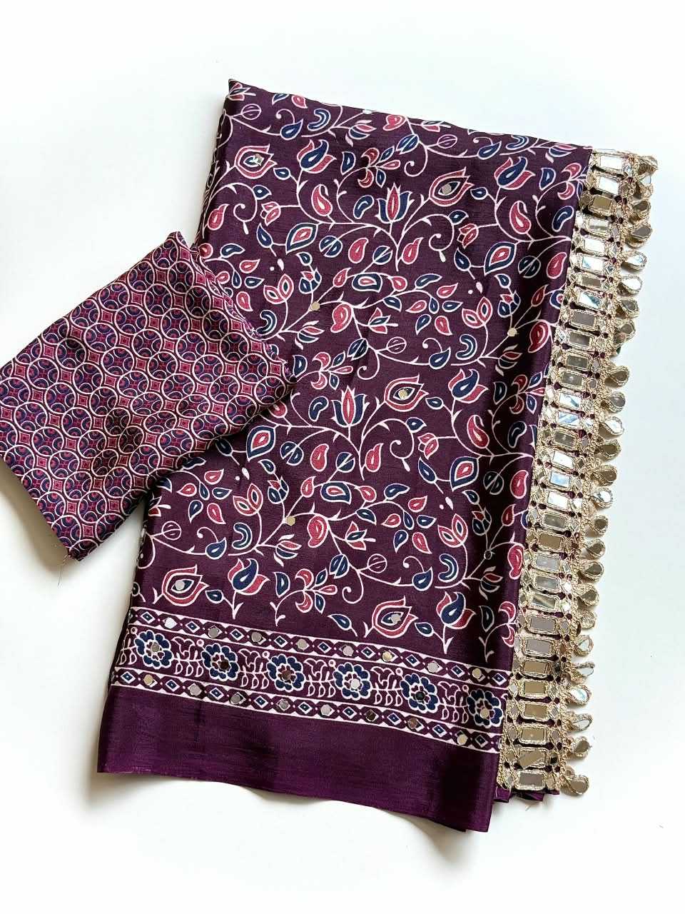 Aamrithika Crepe Silk Soft Saree
