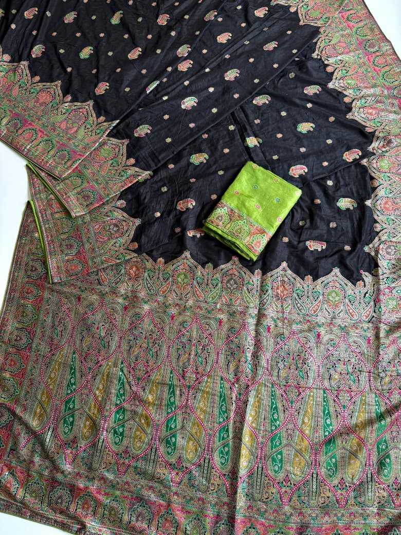Adhiraani Soft Silk Zari Border Saree