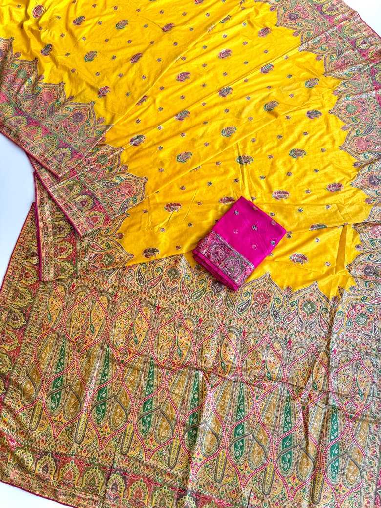 Adhiraani Soft Silk Zari Border Saree