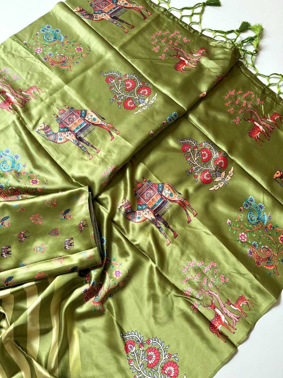 Eshika Satin Silk Soft Saree