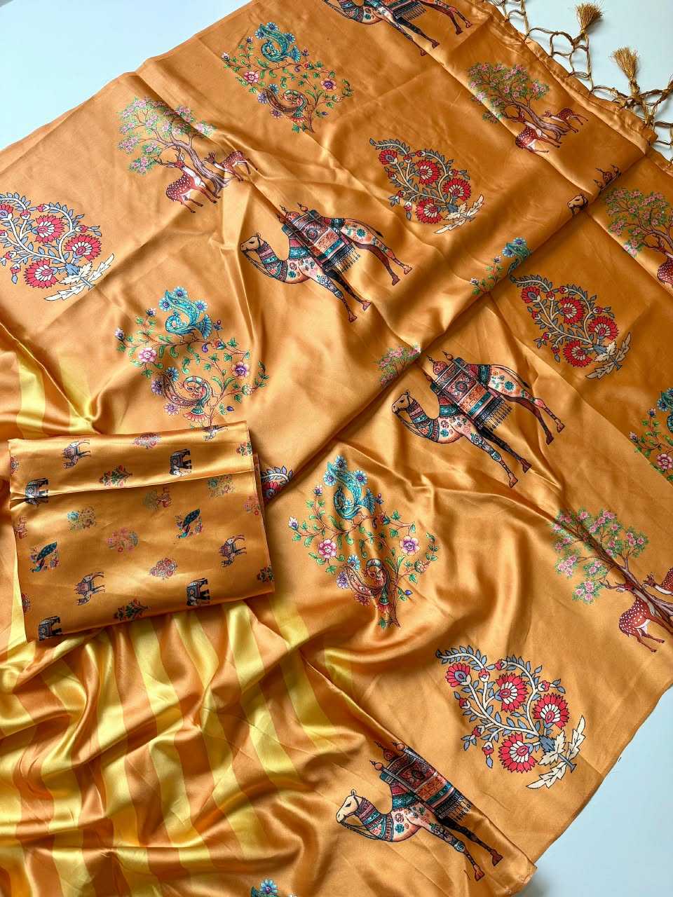 Eshika Satin Silk Soft Saree