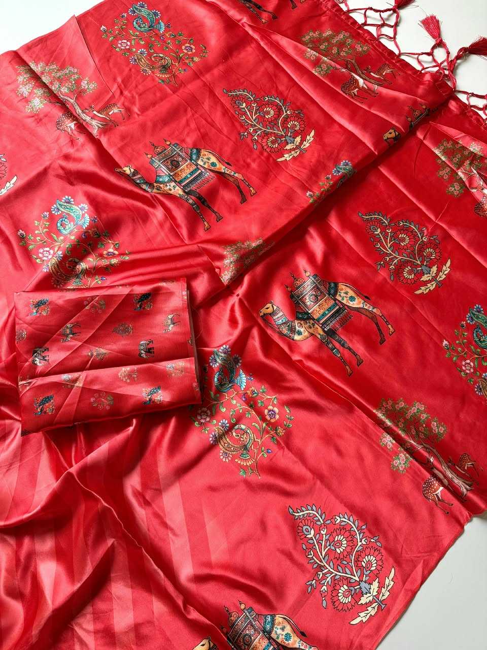 Eshika Satin Silk Soft Saree