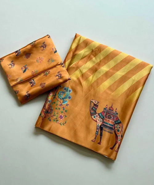 Eshika Satin Silk Soft Saree