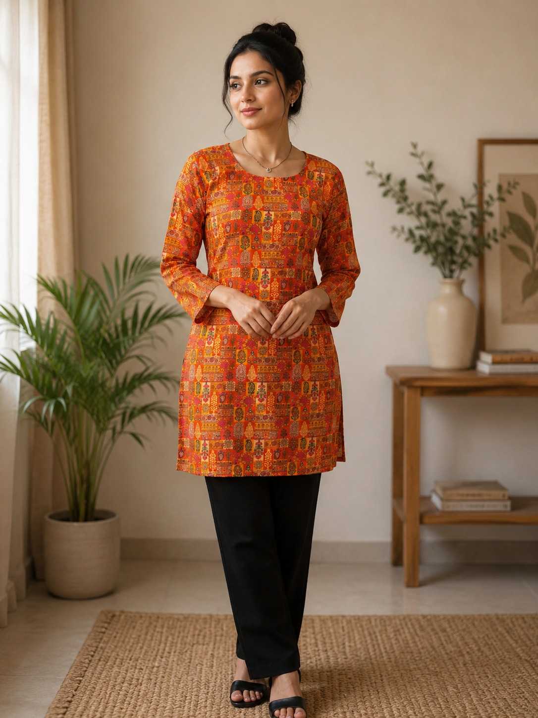 Heavy Rayon Short Kurti