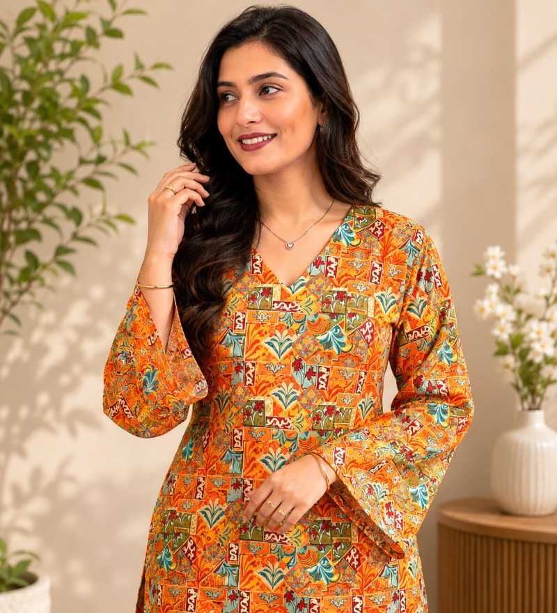 Heavy Rayon Casual Kurti