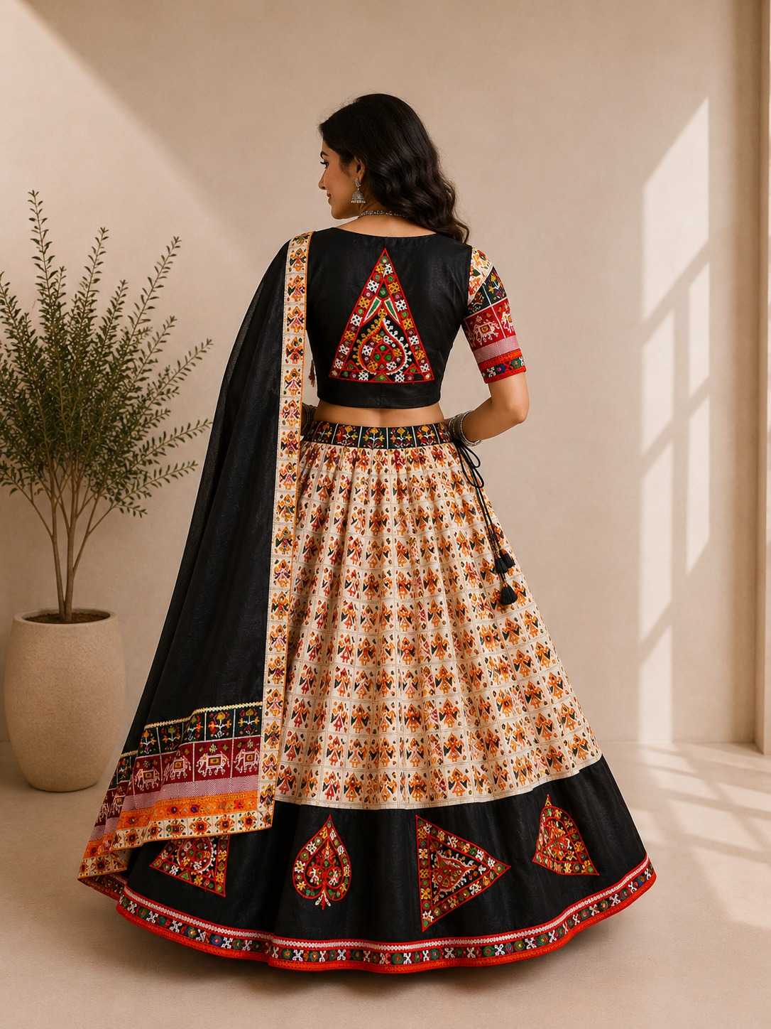 Cotton Traditional Lehenga 8038