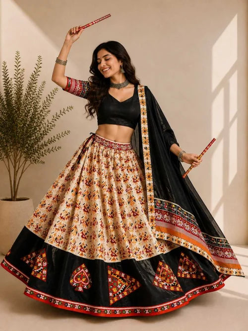 Cotton Traditional Lehenga 8038
