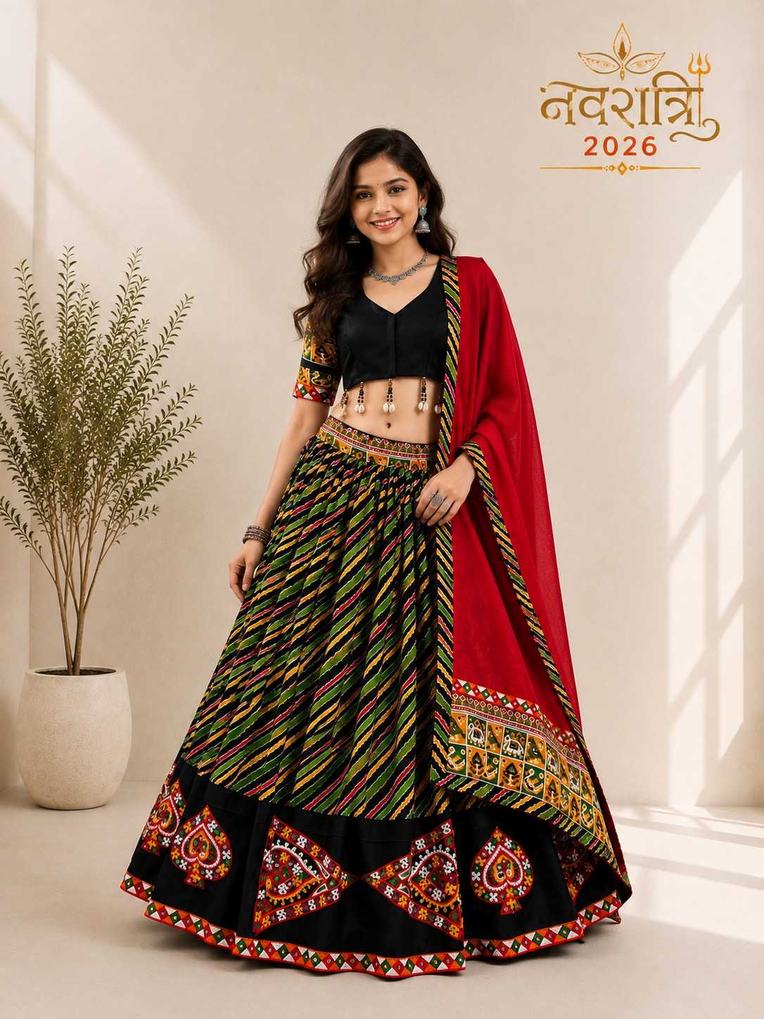 Pure Cotton Designer Lehenga