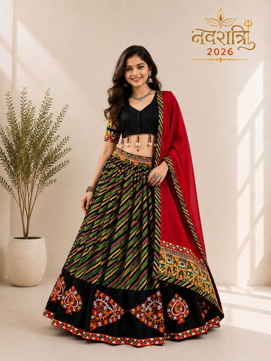 Pure Cotton Designer Lehenga