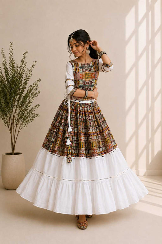 Pure Cotton Designer Lehenga 8057