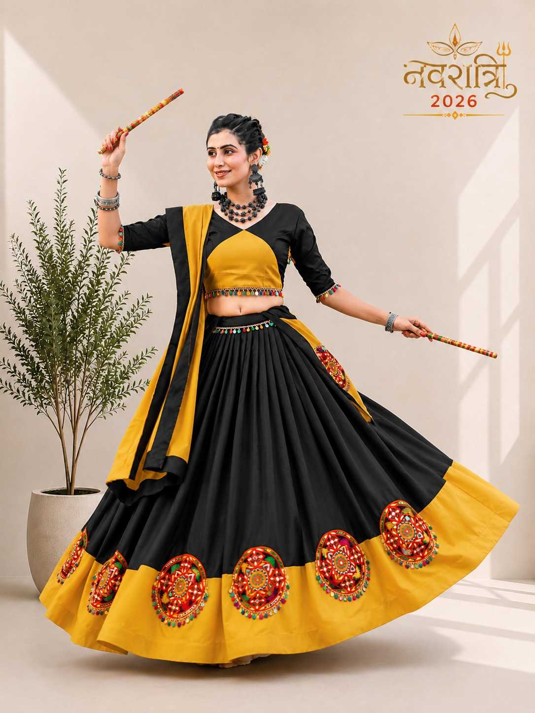 Pure Cotton Designer Lehenga