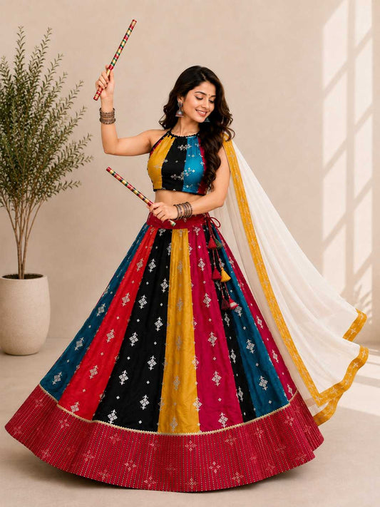 Art Silk Traditional Lehenga