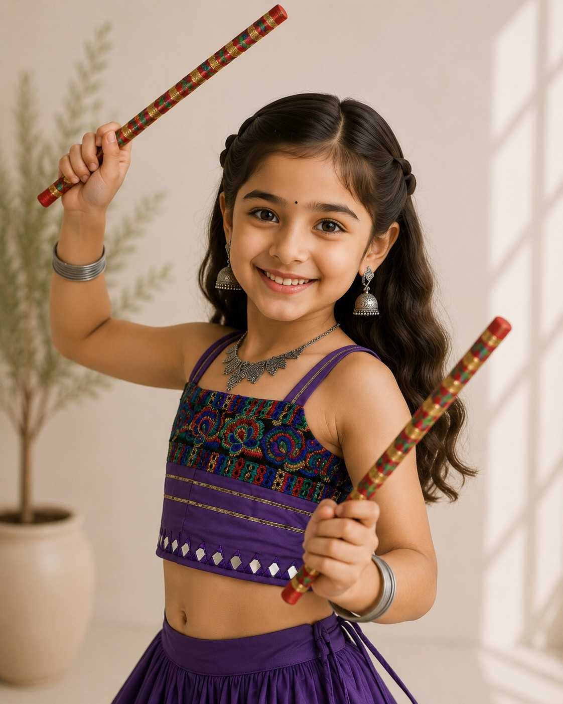 AGE Premium Roman Silk Kids Ethnic Wear
