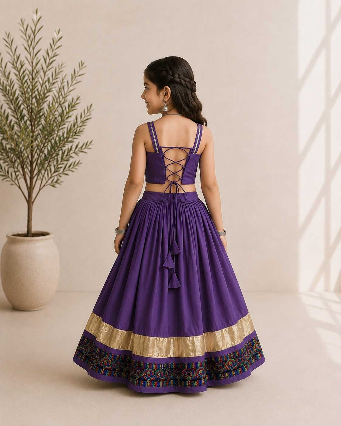 AGE Premium Roman Silk Kids Ethnic Wear
