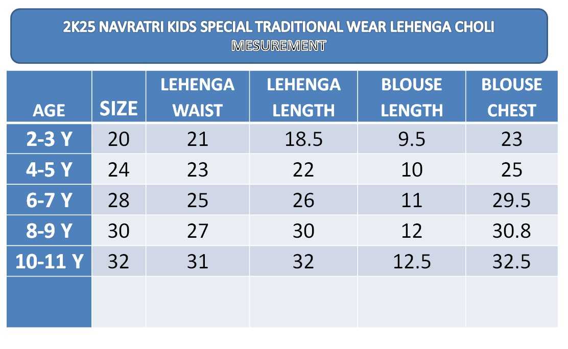 Kids Lehenga