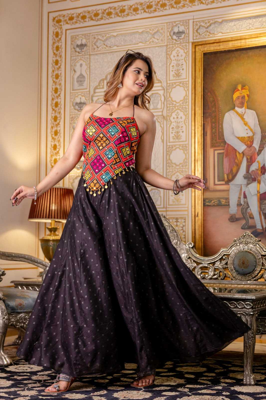 Banglori Silk Embroidery Suit