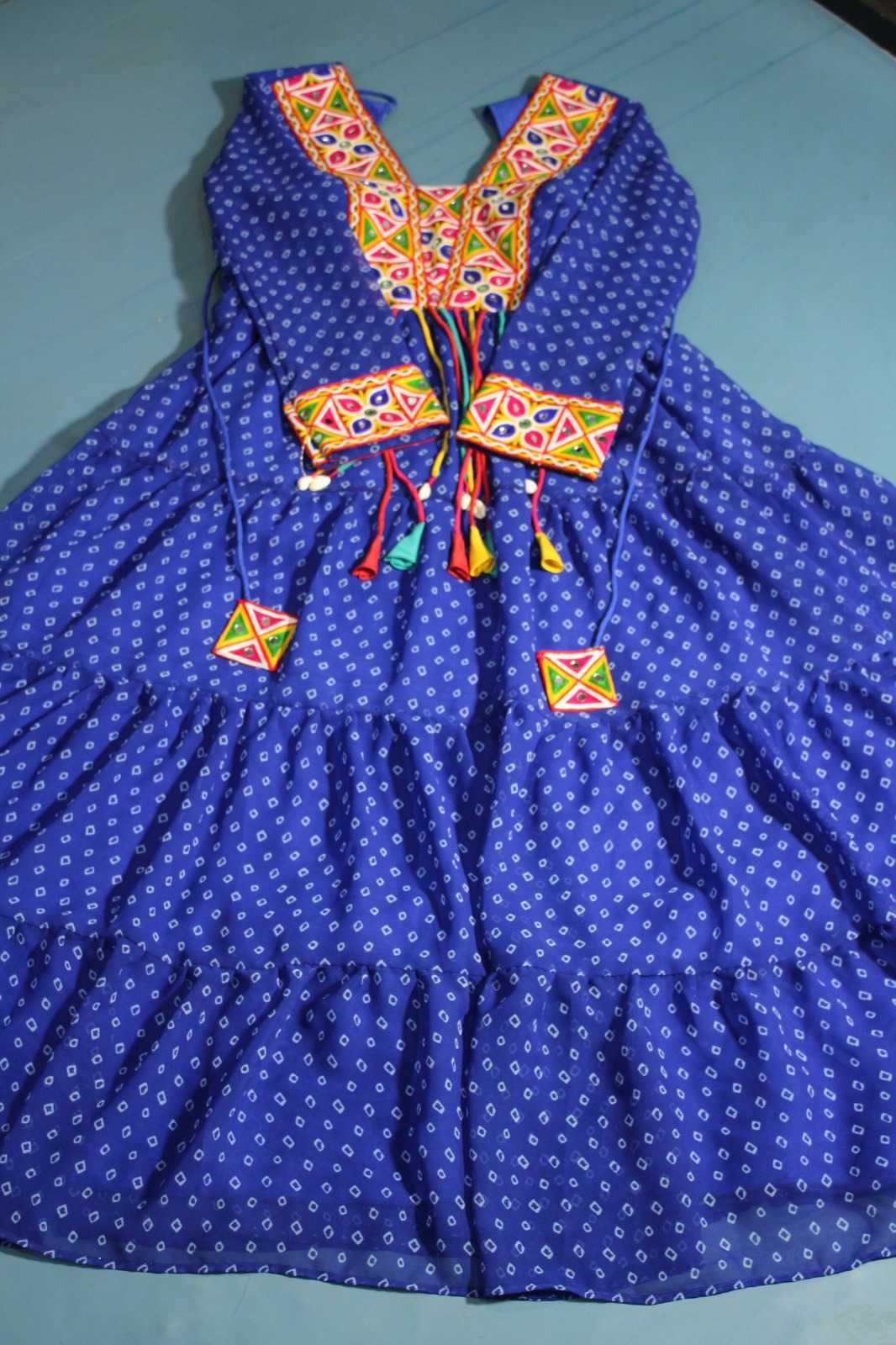 Georgette Embroidery Gown