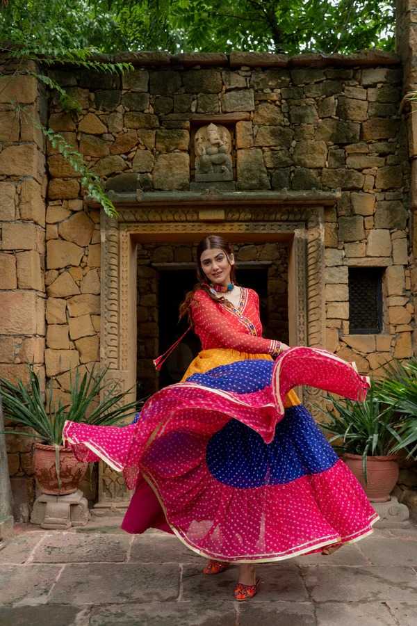 Georgette Embroidery Gown