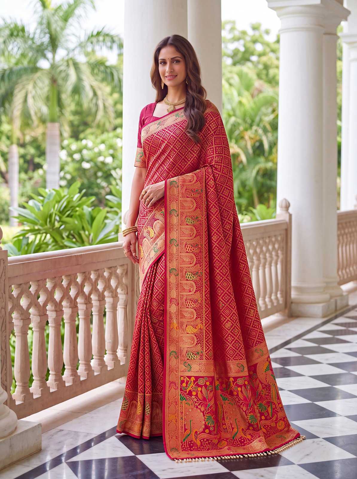Nylon Designer Saree