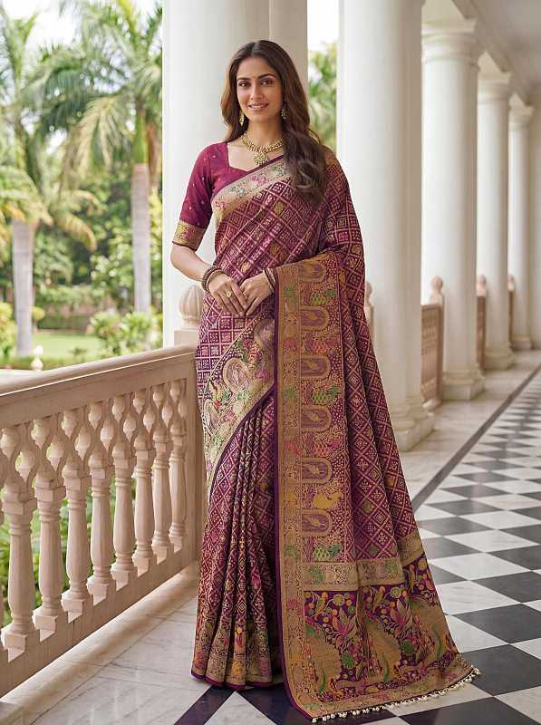 Nylon Designer Saree