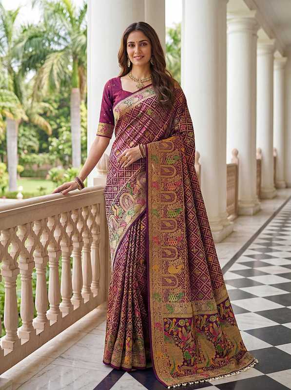Nylon Designer Saree