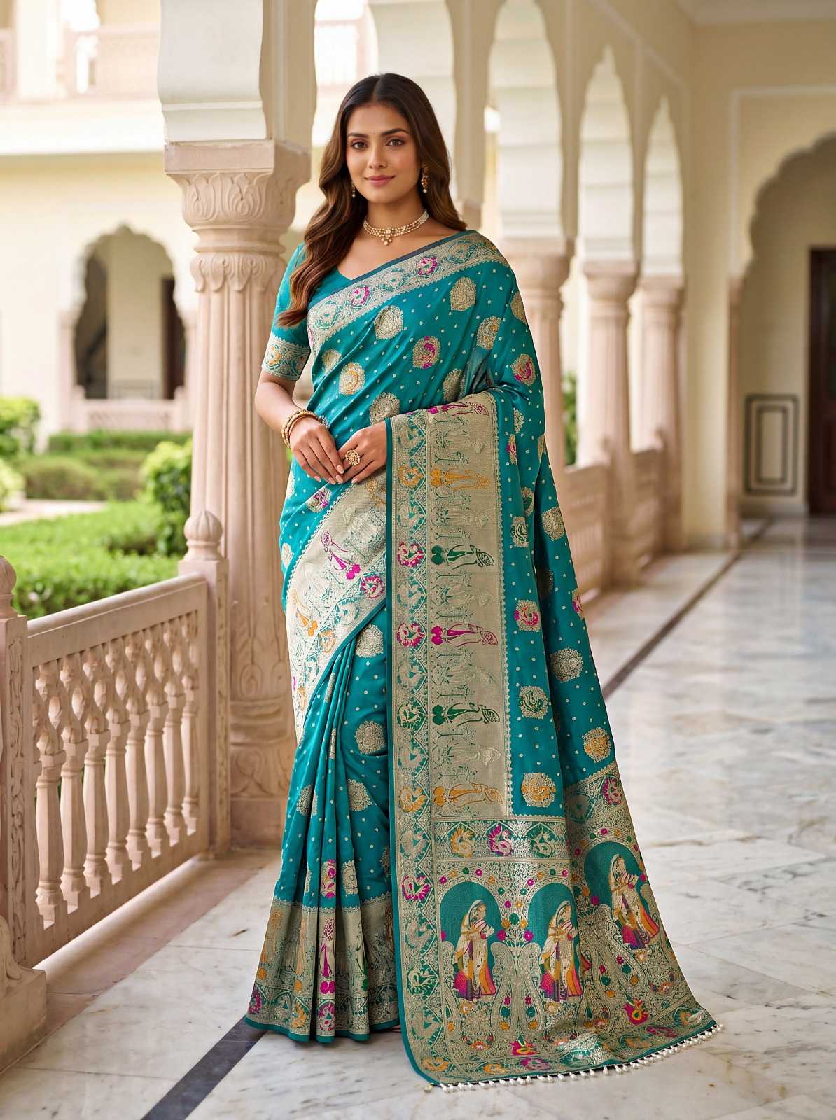 Nylon Designer Saree