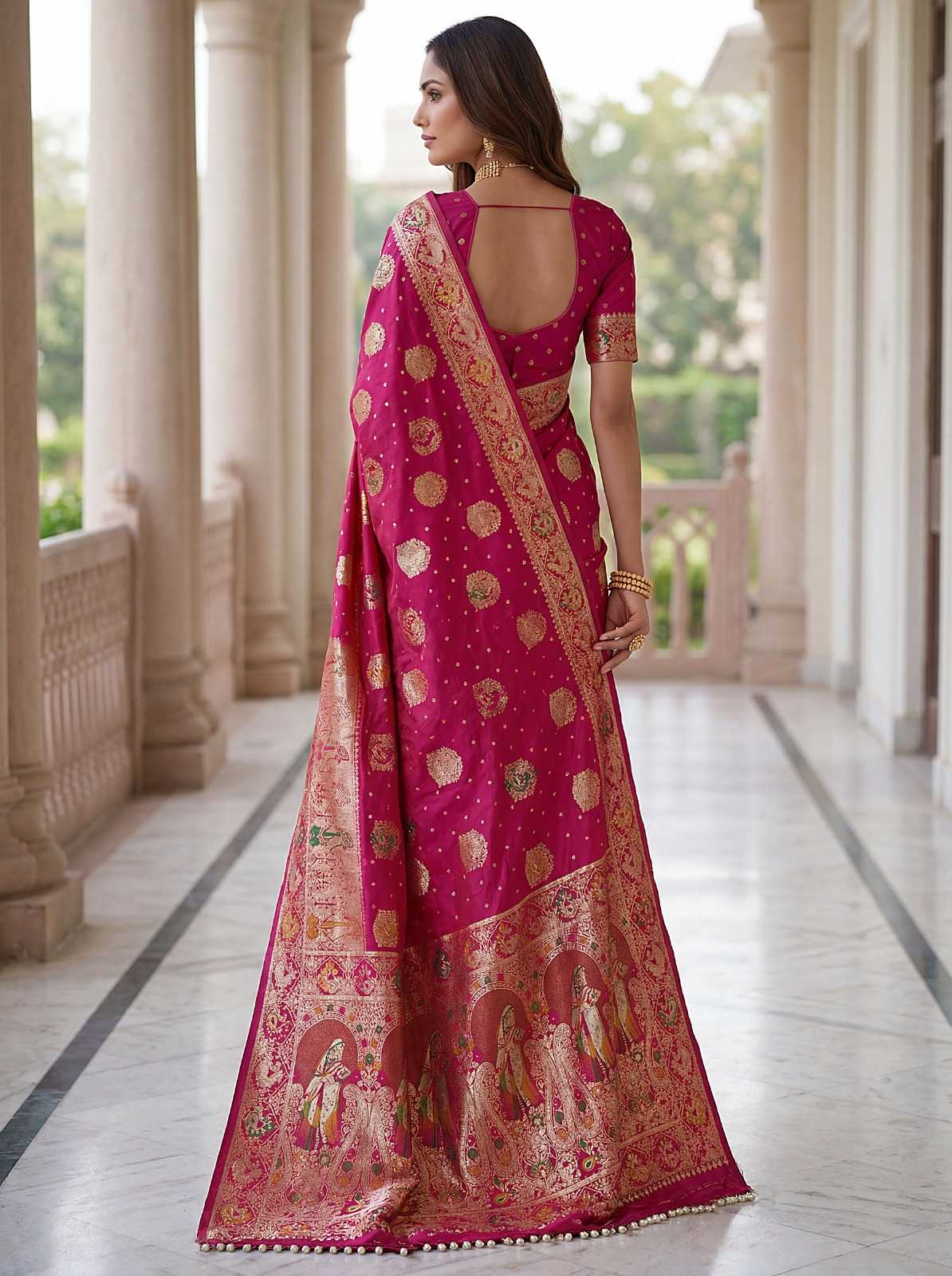 Nylon Designer Saree
