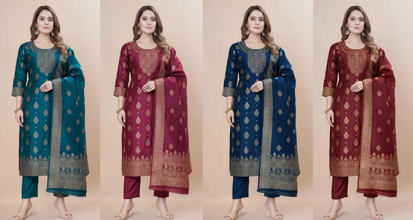 Ladies Silk Suit
