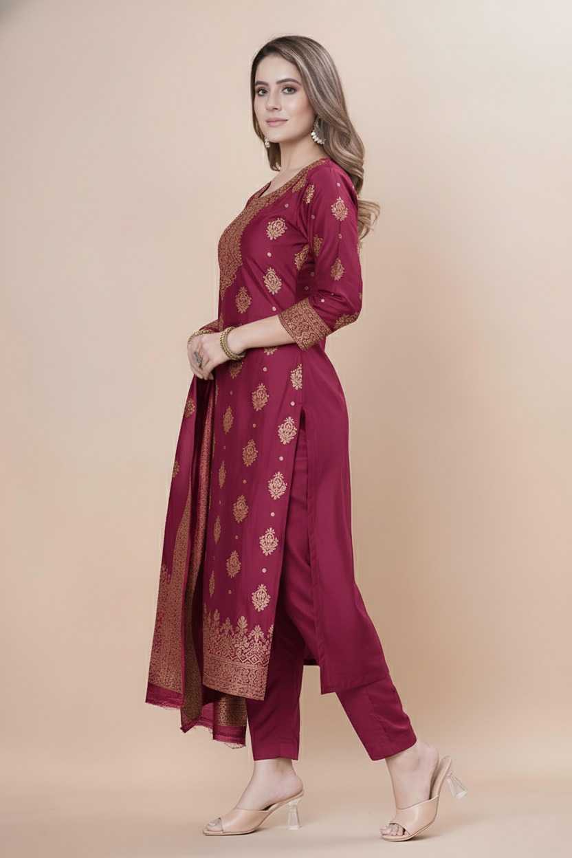 Ladies Silk Suit