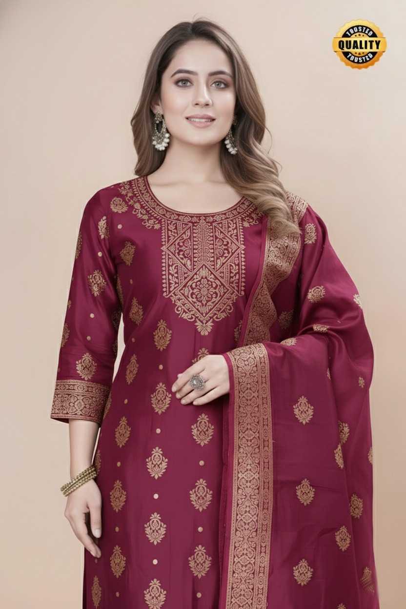 Ladies Silk Suit