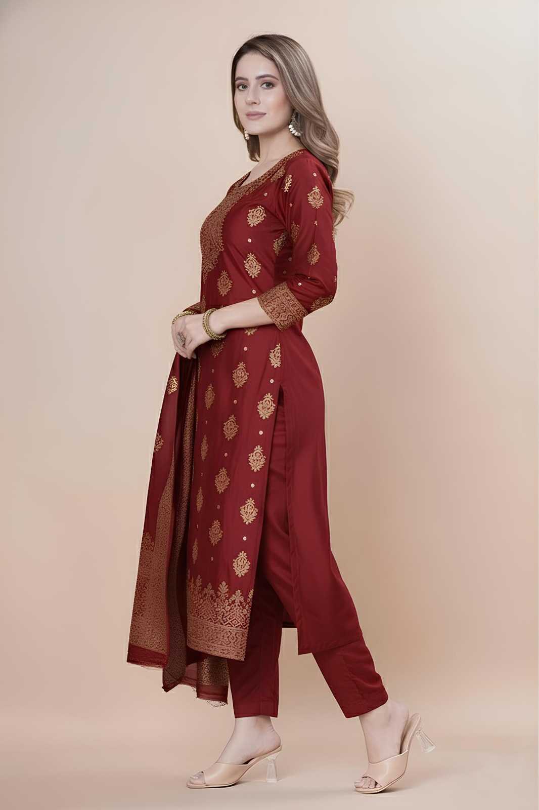 Ladies Silk Suit