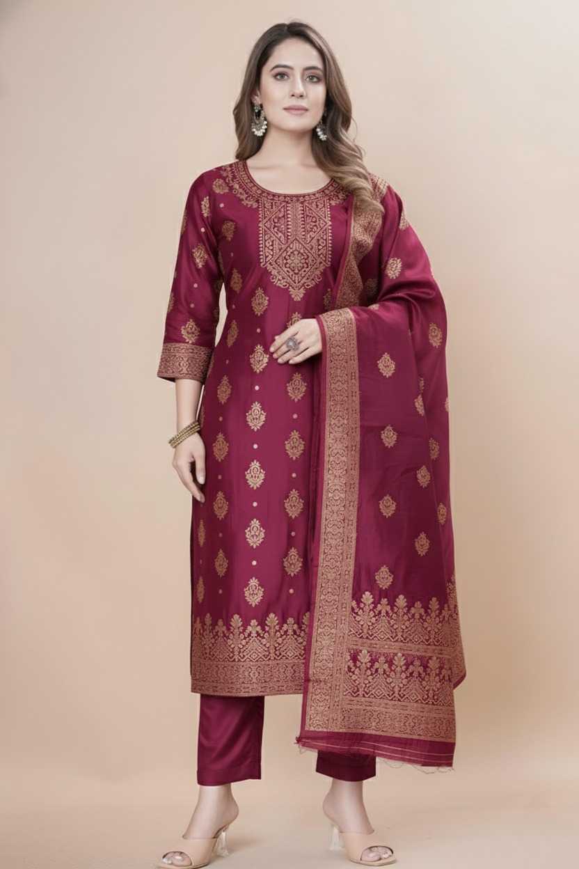 Ladies Silk Suit