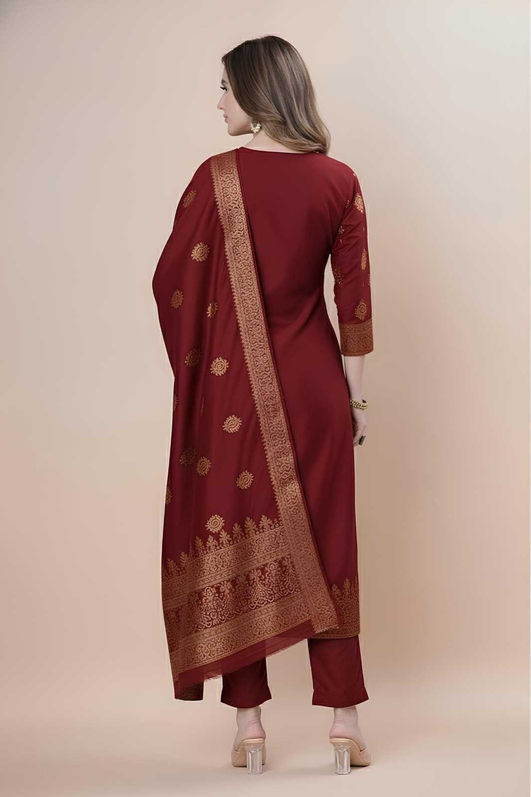 Ladies Silk Suit
