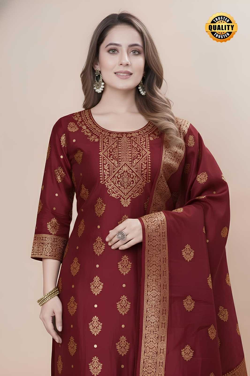 Ladies Silk Suit