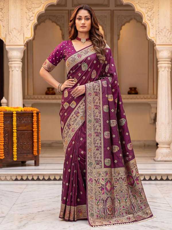 Nylon Designer Saree