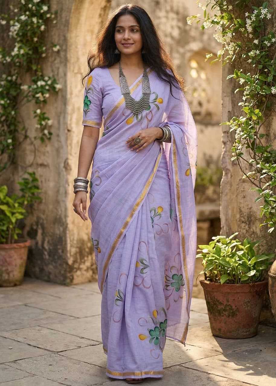 Cotton Party Wear Saree