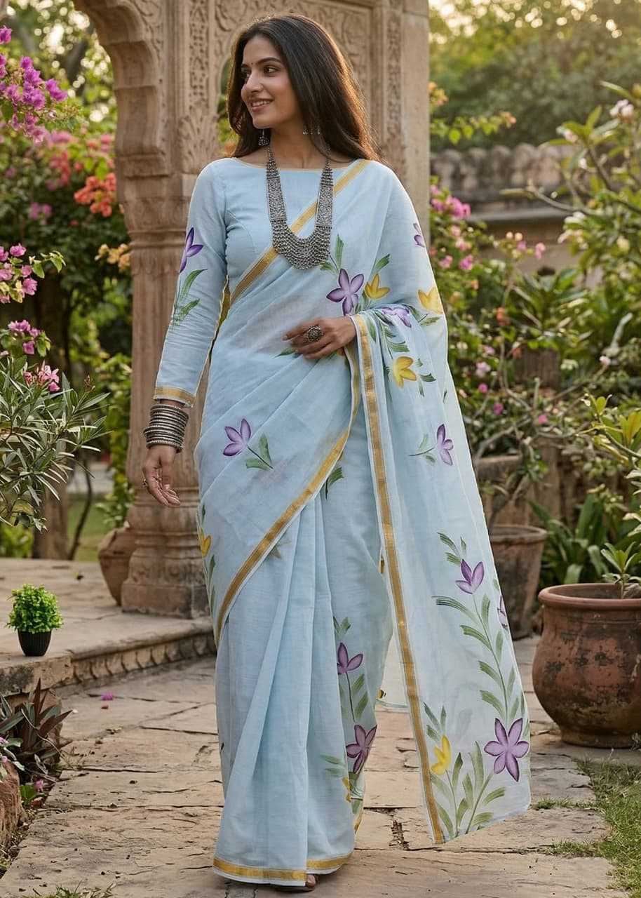 Cotton Party Wear Saree