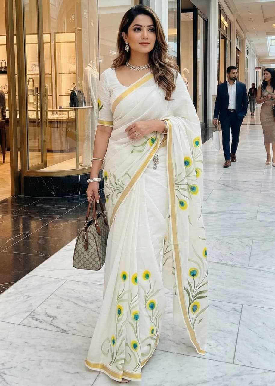 Cotton Party Wear Saree