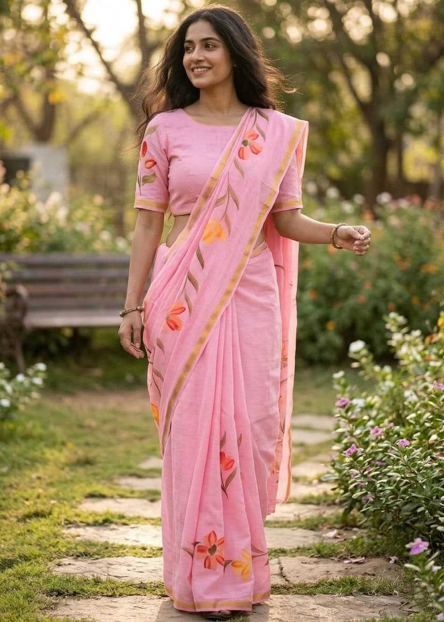 Cotton Party Wear Saree
