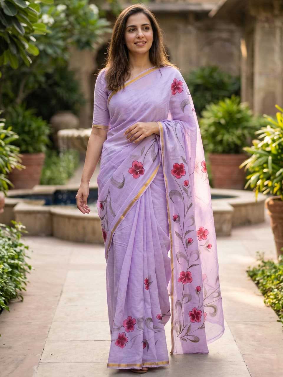Cotton Party Wear Saree