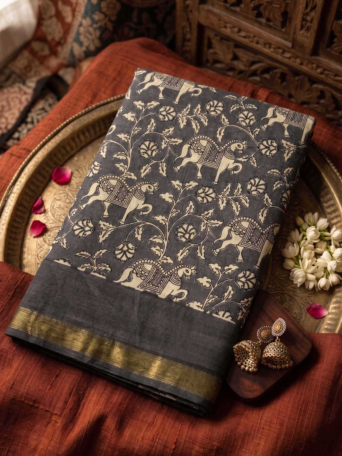 Ashika Cotton Fancy Saree