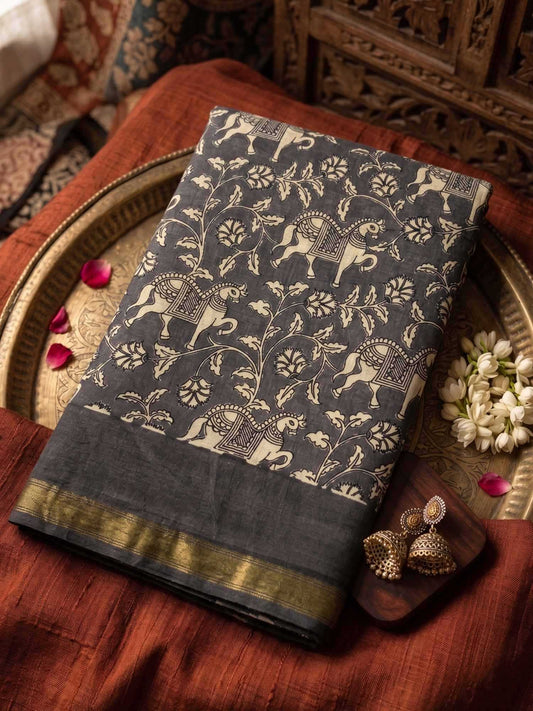 Ashika Cotton Fancy Saree
