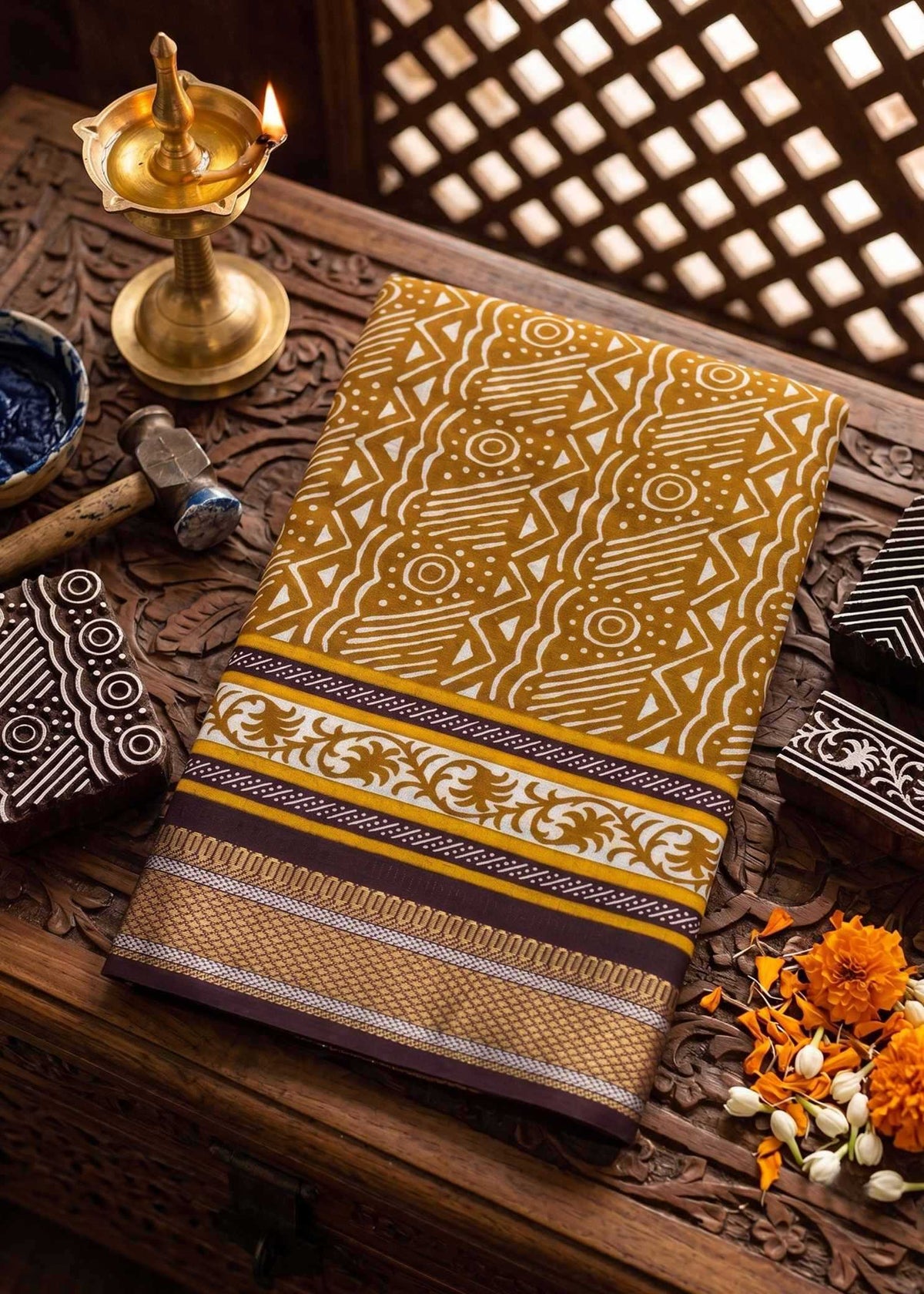 Asmita Cotton Printed Saree