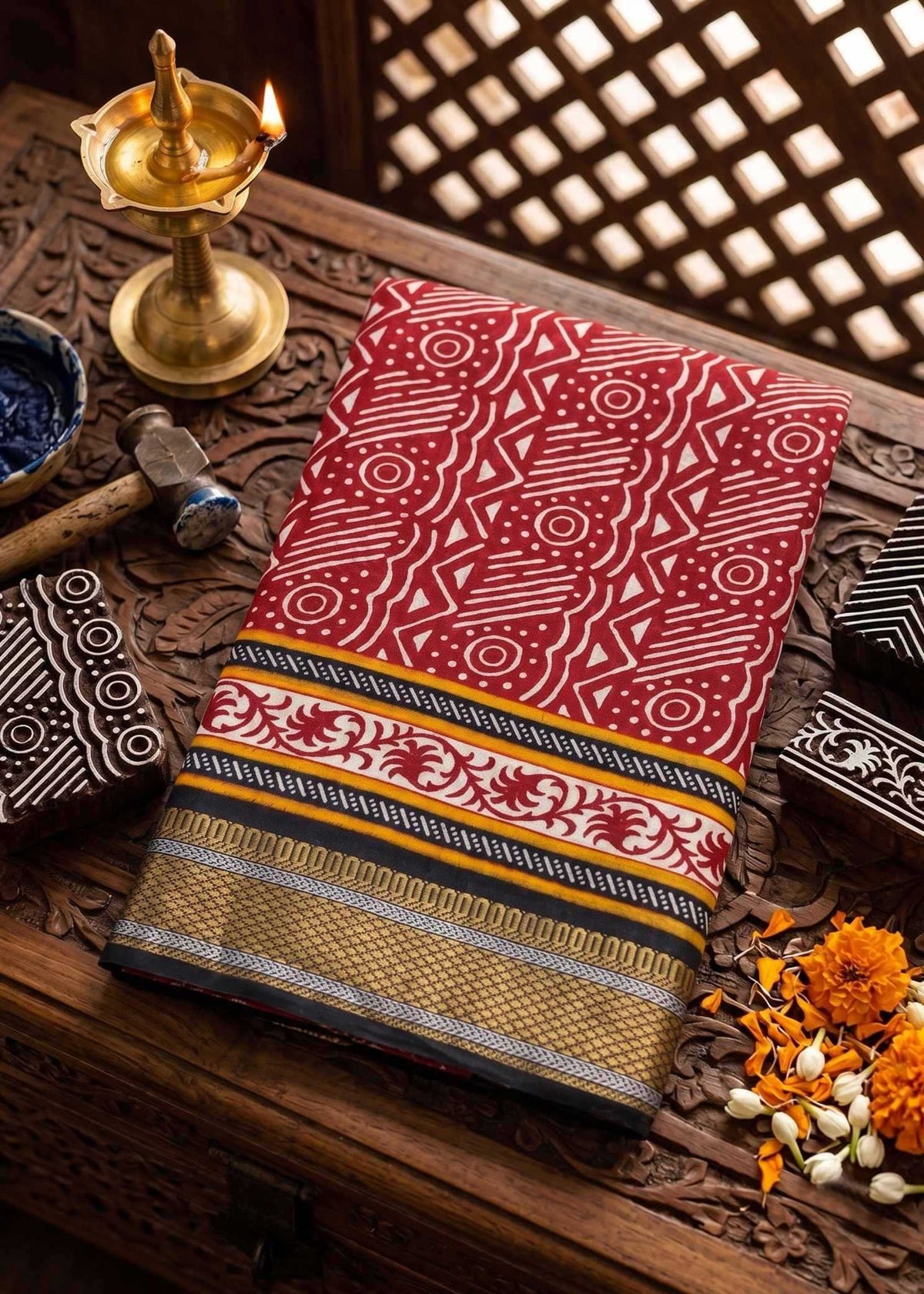 Asmita Cotton Printed Saree