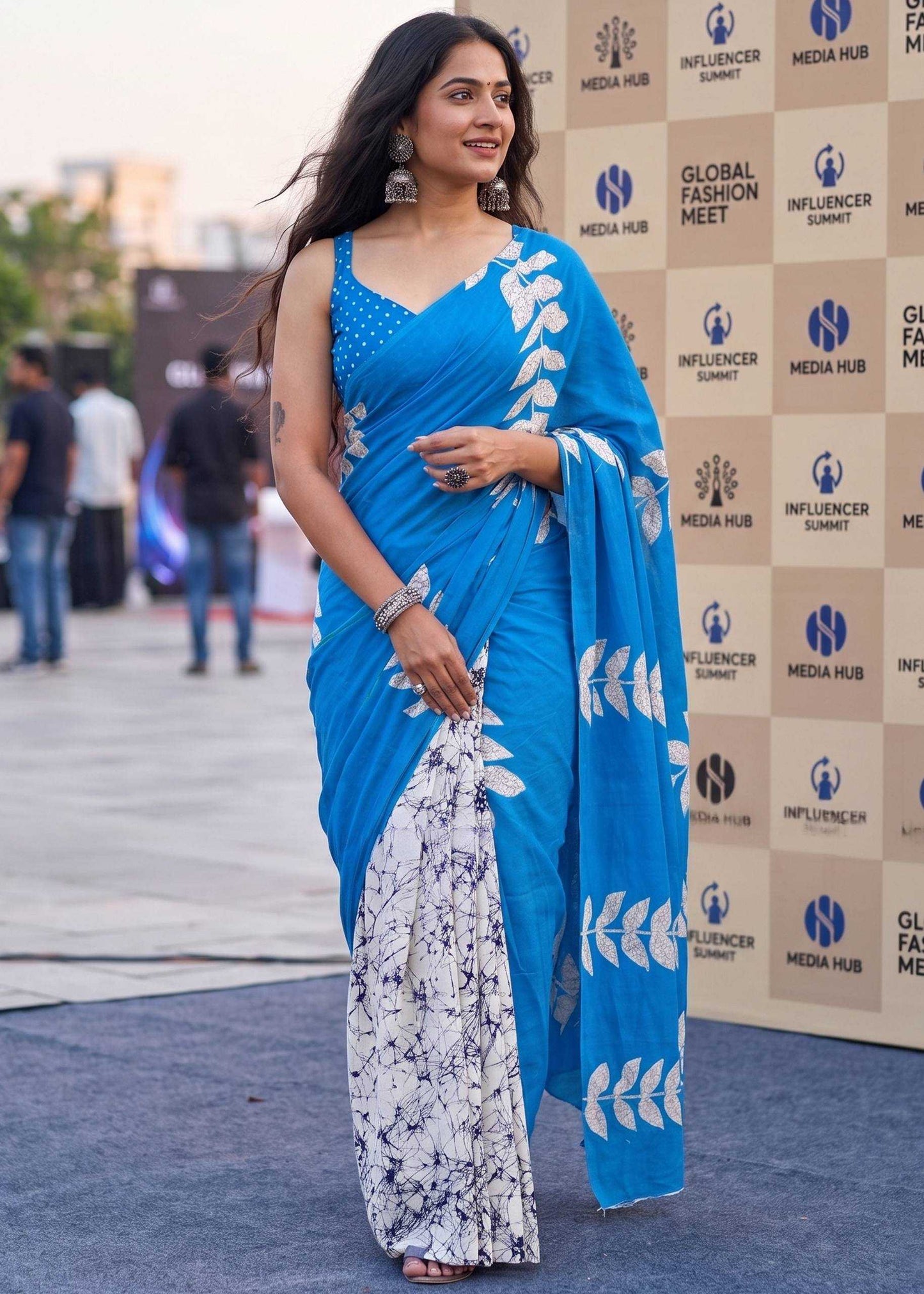 Pure Cotton Fancy Saree
