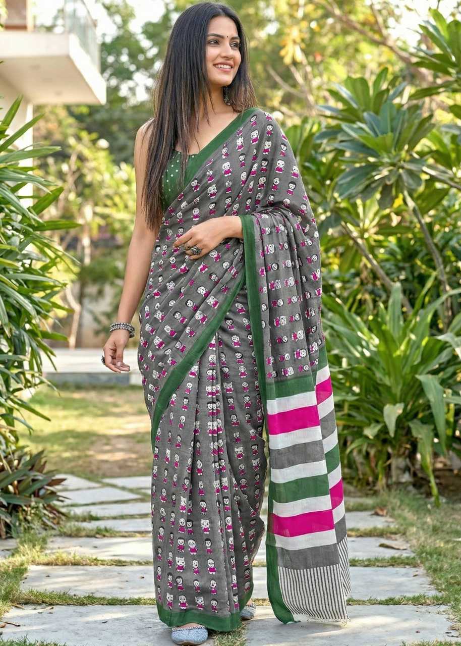 Soft Cotton Designer Saree