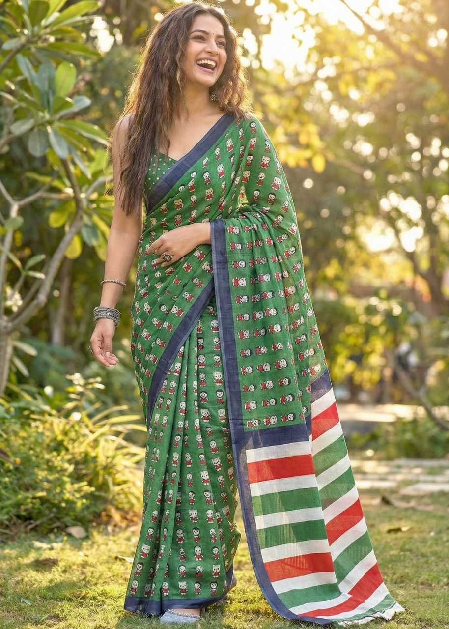 Soft Cotton Designer Saree