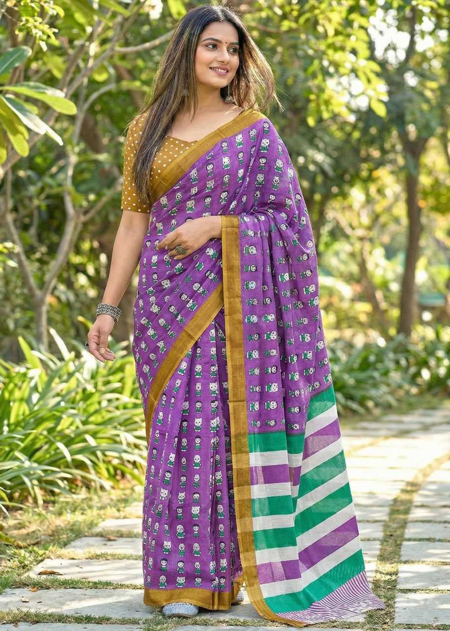 Soft Cotton Designer Saree