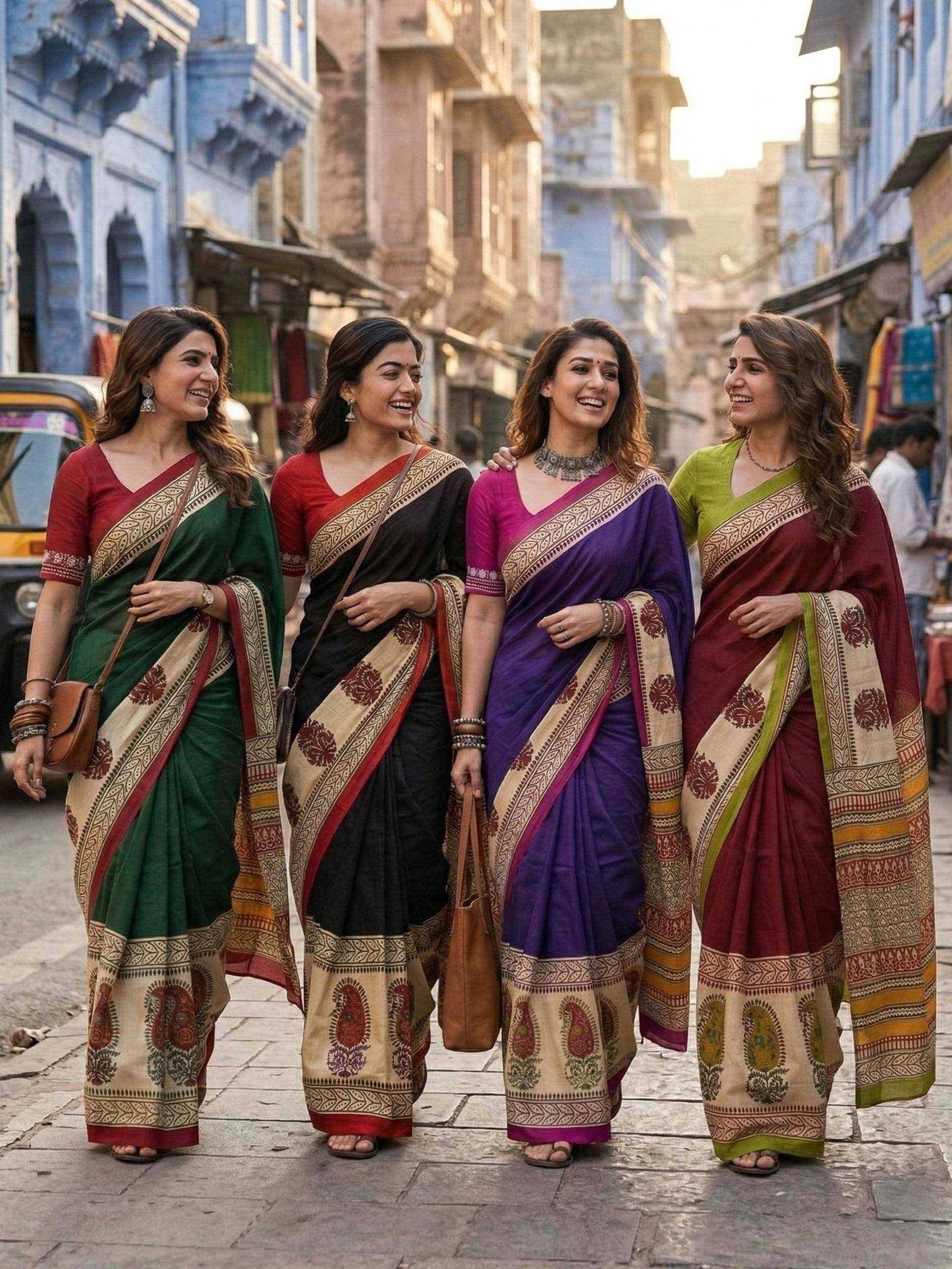 Pure Cotton Ajrakh Saree